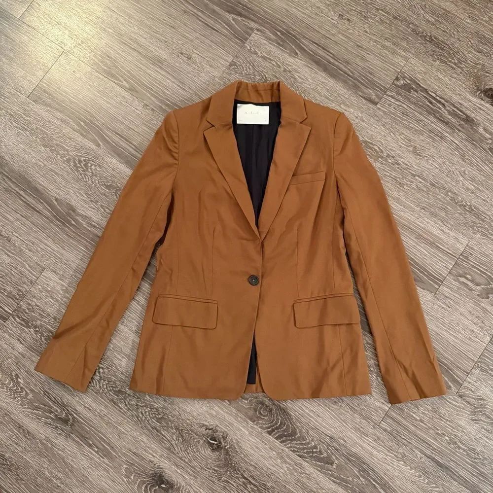 A.L.C Single Button Wool Blazer